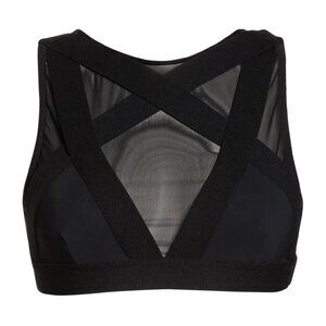 Alo Yoga Bandage Sports Bra Mesh Strappy - Size M